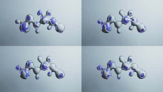 抽象元球动画4K视频3D渲染高清在线视频素材下载