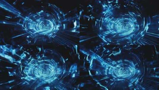 「有版权」科技光线隧道穿梭4k高清在线视频素材下载