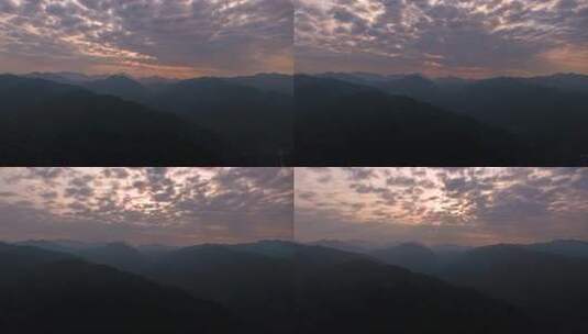 山峦云海日出远景高清在线视频素材下载