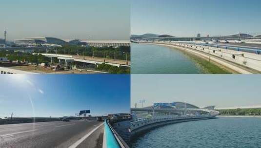 城市交通枢纽立交桥_合集高清在线视频素材下载