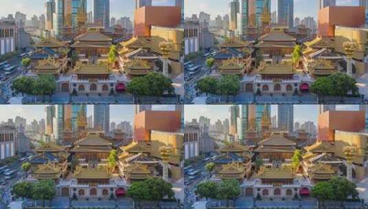 上海静安寺高清在线视频素材下载