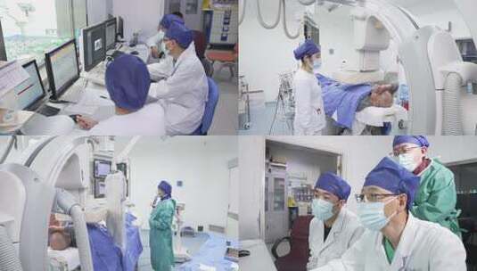 医生在医院电脑前工作场景高清在线视频素材下载