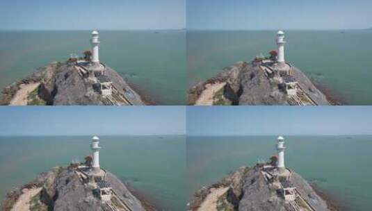 海岛灯塔环绕高清在线视频素材下载