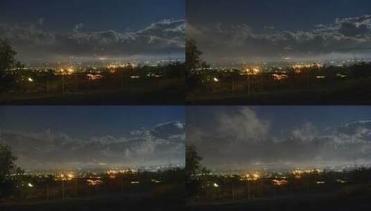 加利福尼亚州都市夜景高清在线视频素材下载
