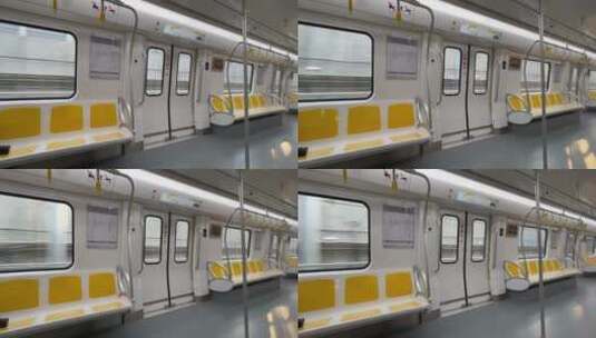 济南地铁2号线，轨道交通地铁实拍高清在线视频素材下载