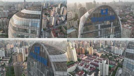 徐家汇中城国际大厦高清在线视频素材下载