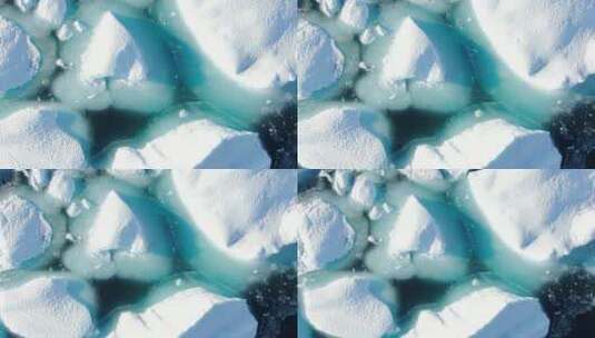 冰冻的大海高清在线视频素材下载