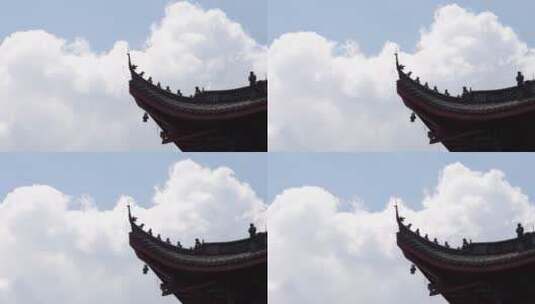 杭州飞来峰中天竺法净禅寺高清在线视频素材下载