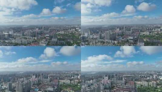 浦西徐汇区航拍空镜高清在线视频素材下载