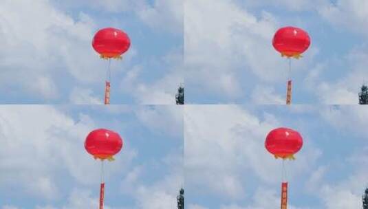开业典礼红气球高清在线视频素材下载