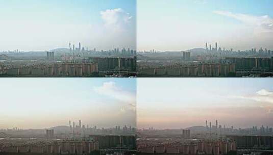 4K广州城市高楼延时摄影3高清在线视频素材下载