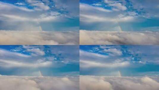云端云彩飞行三维动画模拟循环背景高清在线视频素材下载