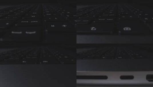 键盘的跟踪镜头高清在线视频素材下载