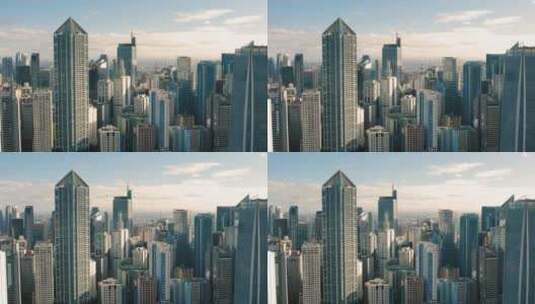 马卡蒂的摩天大楼高清在线视频素材下载