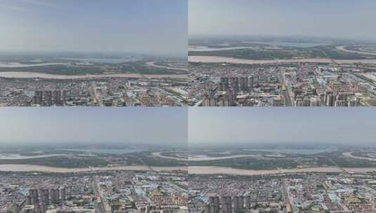 济南百里黄河风景区高清在线视频素材下载