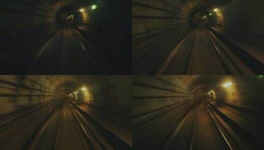隧道火车高铁高清在线视频素材下载