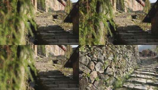 J浙江温州苍南碗窑石阶4k实拍视频高清在线视频素材下载