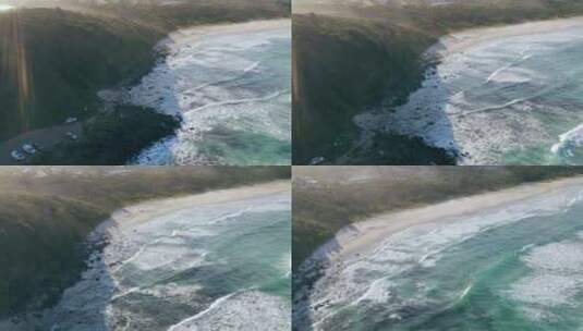 海边 大海 海湾 沙滩高清在线视频素材下载