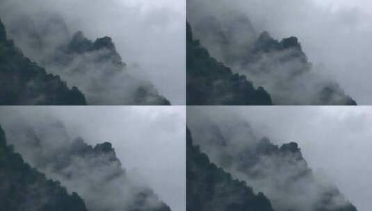大山云雾高清在线视频素材下载