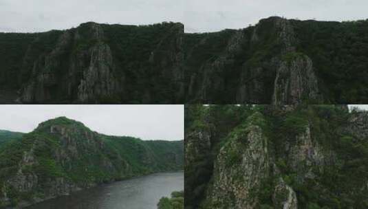 自然风光大江大河航拍视频高清在线视频素材下载