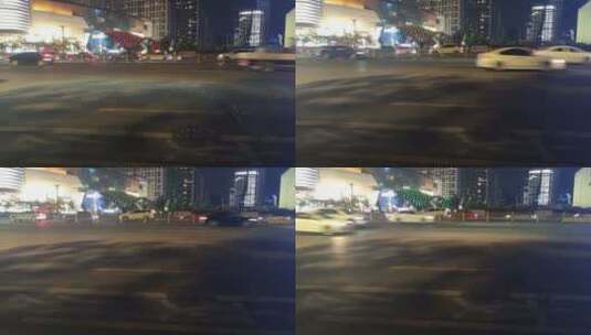 城市夜景交通实拍高清在线视频素材下载
