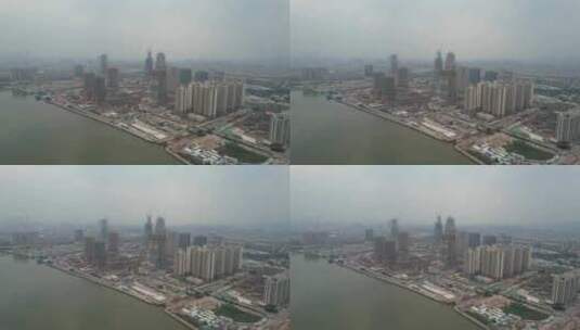 广州金融城绿地中心高清在线视频素材下载