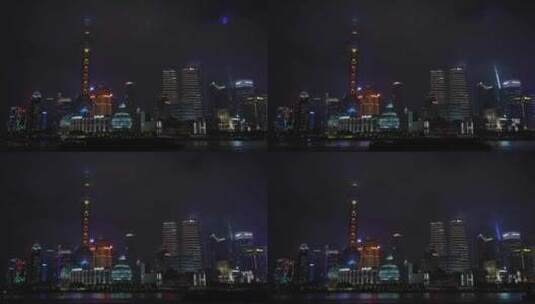 上海夜景东方明珠高清在线视频素材下载