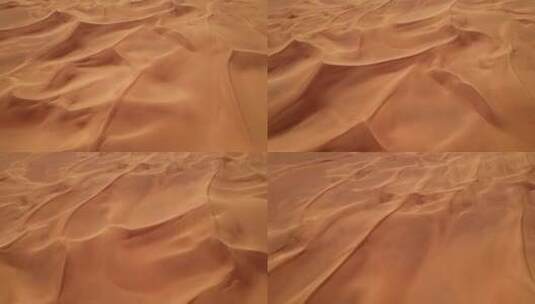 沙漠戈壁沙丘航拍4K长镜头高清在线视频素材下载