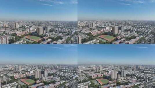 中国小城市航拍高清在线视频素材下载