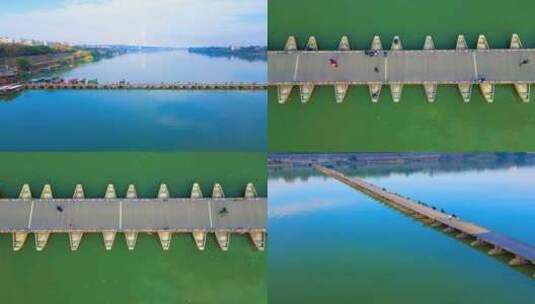 赣州古浮桥高清在线视频素材下载
