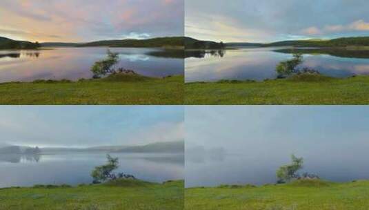 内蒙古湖泊高清在线视频素材下载