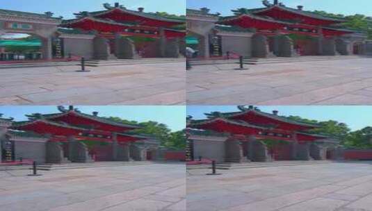 佛山祖庙西门牌坊牌楼中式传统建筑高清在线视频素材下载