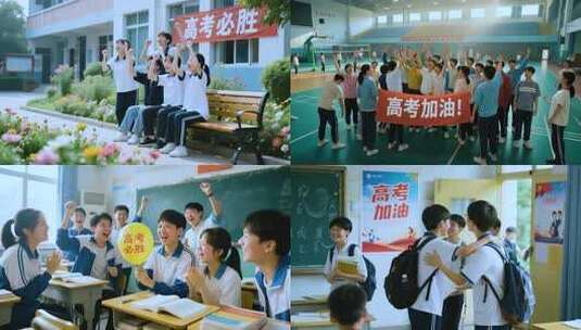 高考必胜高清在线视频素材下载