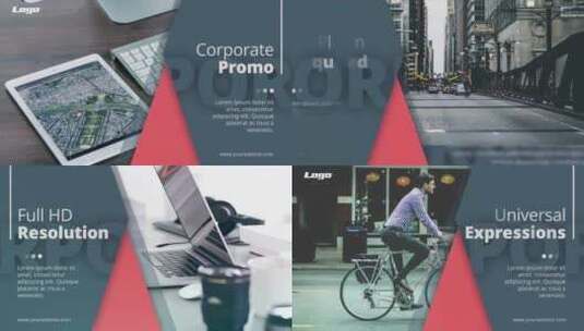 简洁企业宣传商务推广AE模板高清AE视频素材下载