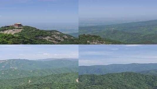 陕西西安秦岭终南山南五台夏天自然景观高清在线视频素材下载