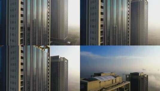 航拍城市高楼大厦高清在线视频素材下载