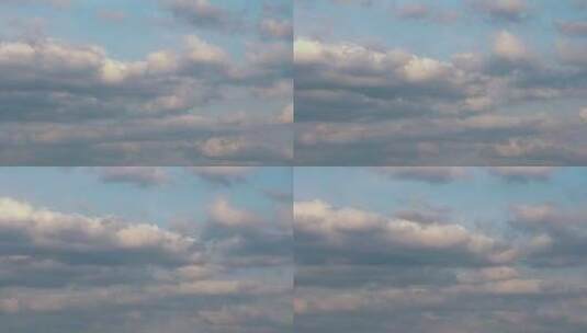 多云的天空延时拍摄高清在线视频素材下载