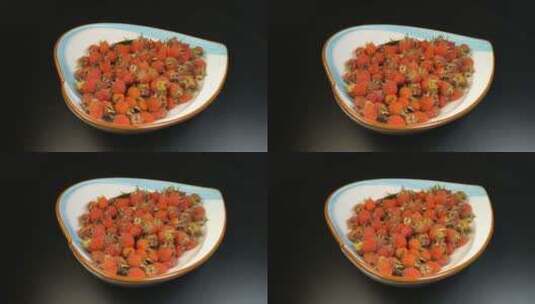 4K农村美食刺泡树莓山莓高清在线视频素材下载