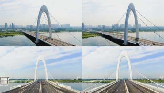 山西省太原市通达桥航拍摄影4K高清在线视频素材下载