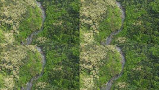 航拍山里风景高清在线视频素材下载