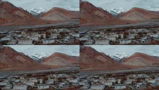西藏阿里普兰县科迦寺雪山高清在线视频素材下载