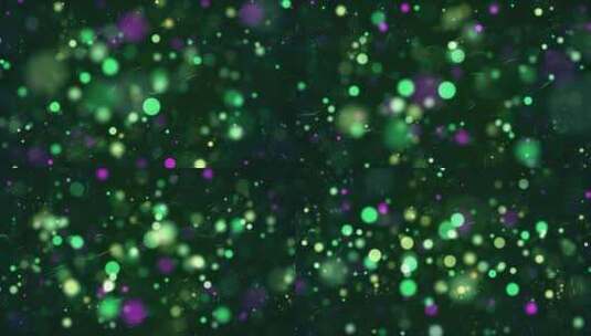 绿色自然光斑粒子高清在线视频素材下载