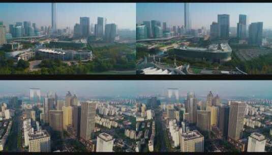 苏州航拍城市风景延时风景宣传片 (2)高清在线视频素材下载