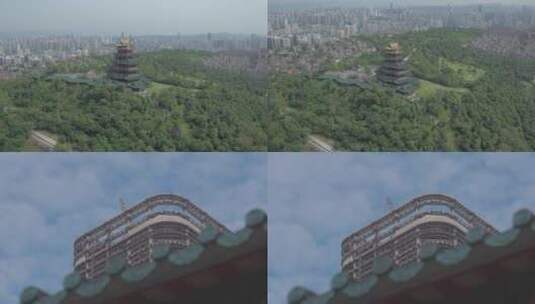 重庆鸿恩寺建筑镜头合集高清在线视频素材下载