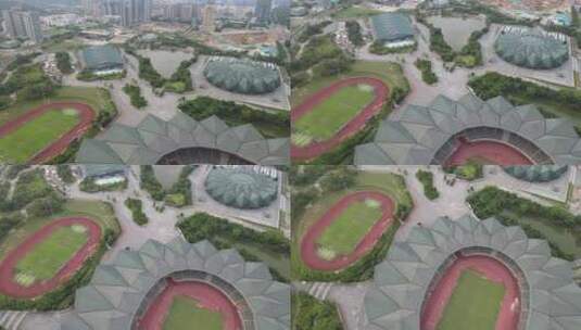 深圳市龙岗区体育中心高清在线视频素材下载