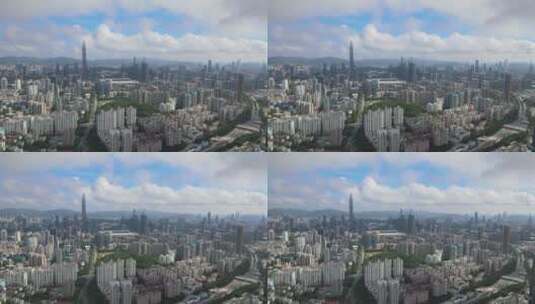 深圳 深圳城市 城市建筑群 高楼大厦 房地产高清在线视频素材下载