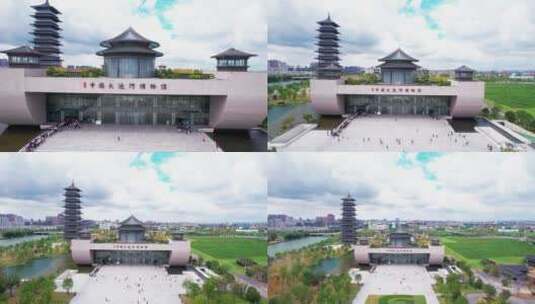 【5.4k超清素材】扬州中国大运河博物馆高清在线视频素材下载
