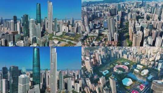 视频合集广州天河区城市建筑2022年最新高清在线视频素材下载