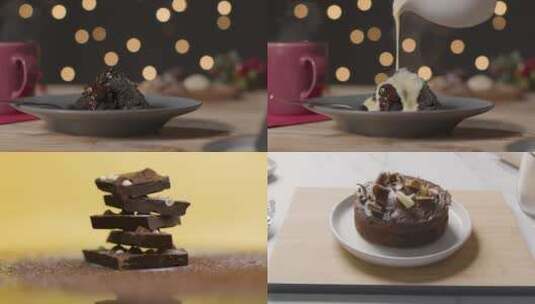 巧克力制品高清在线视频素材下载