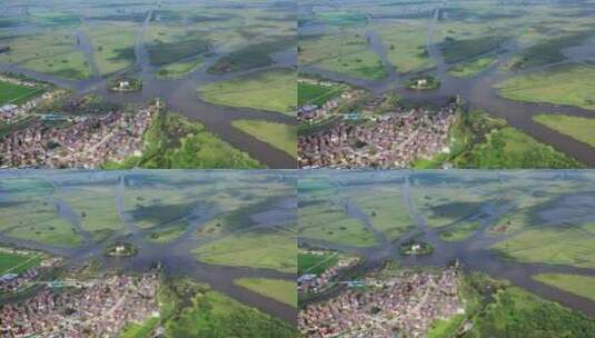 江苏建湖九龙口旅游景区高清在线视频素材下载